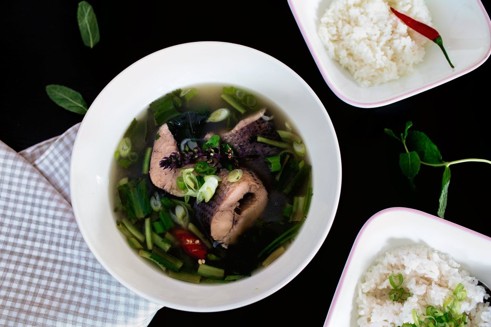 Cambodian Lemon Fish Soup