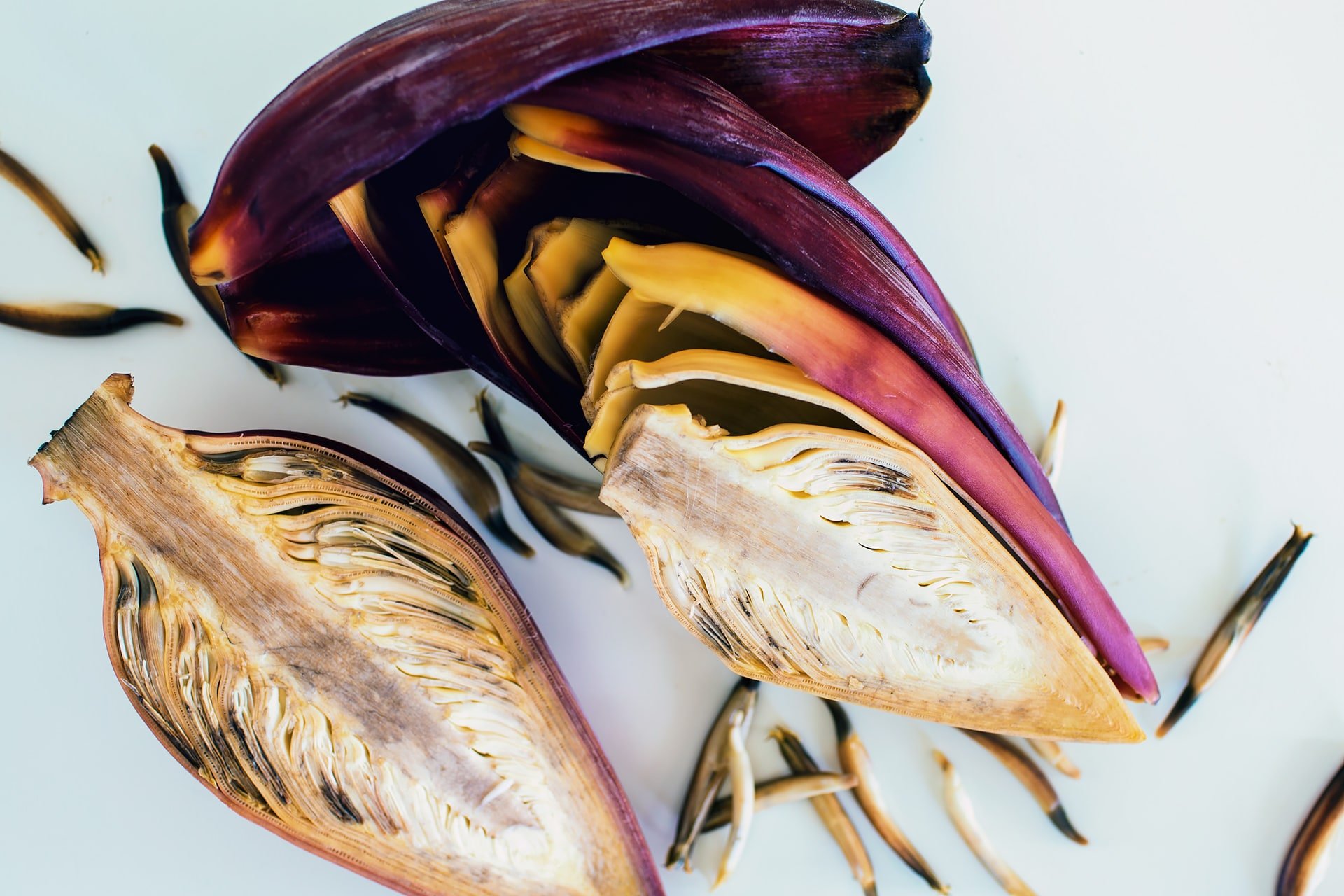 cambodian food ingredients banana blossom