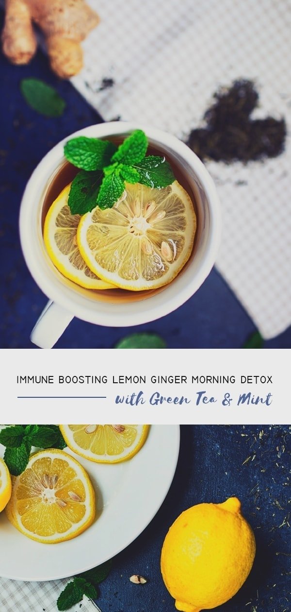 Immune Boosting Lemon Ginger Tea Detox Recipe immune boosting lemon ginger detox drink recipe